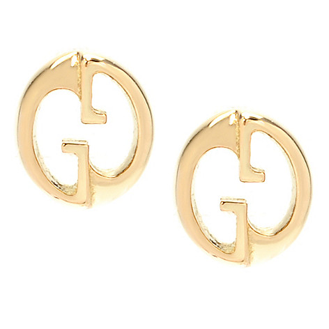 151-739- Gucci "1973" 18K Gold Stud Earrings