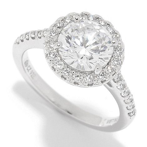 165-423- Victoria Wieck Collection Choice of Cut Halo Ring
