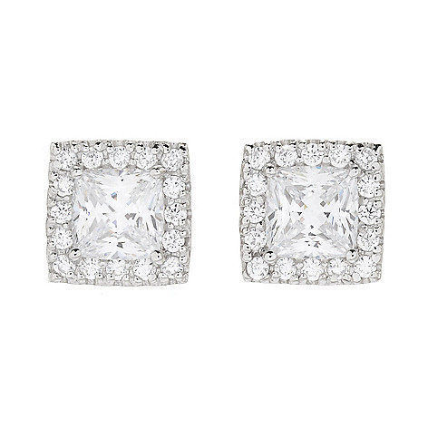 165-424- Victoria Wieck Collection Choice of Cut Halo Stud Earrings