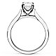 Solitaire ring profile