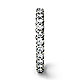 White gold eternity band ring side