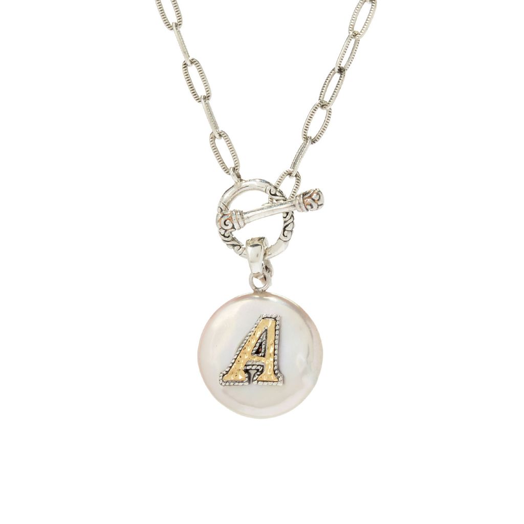 Initial Pendant Necklace - SILVER – Cypress Boutique