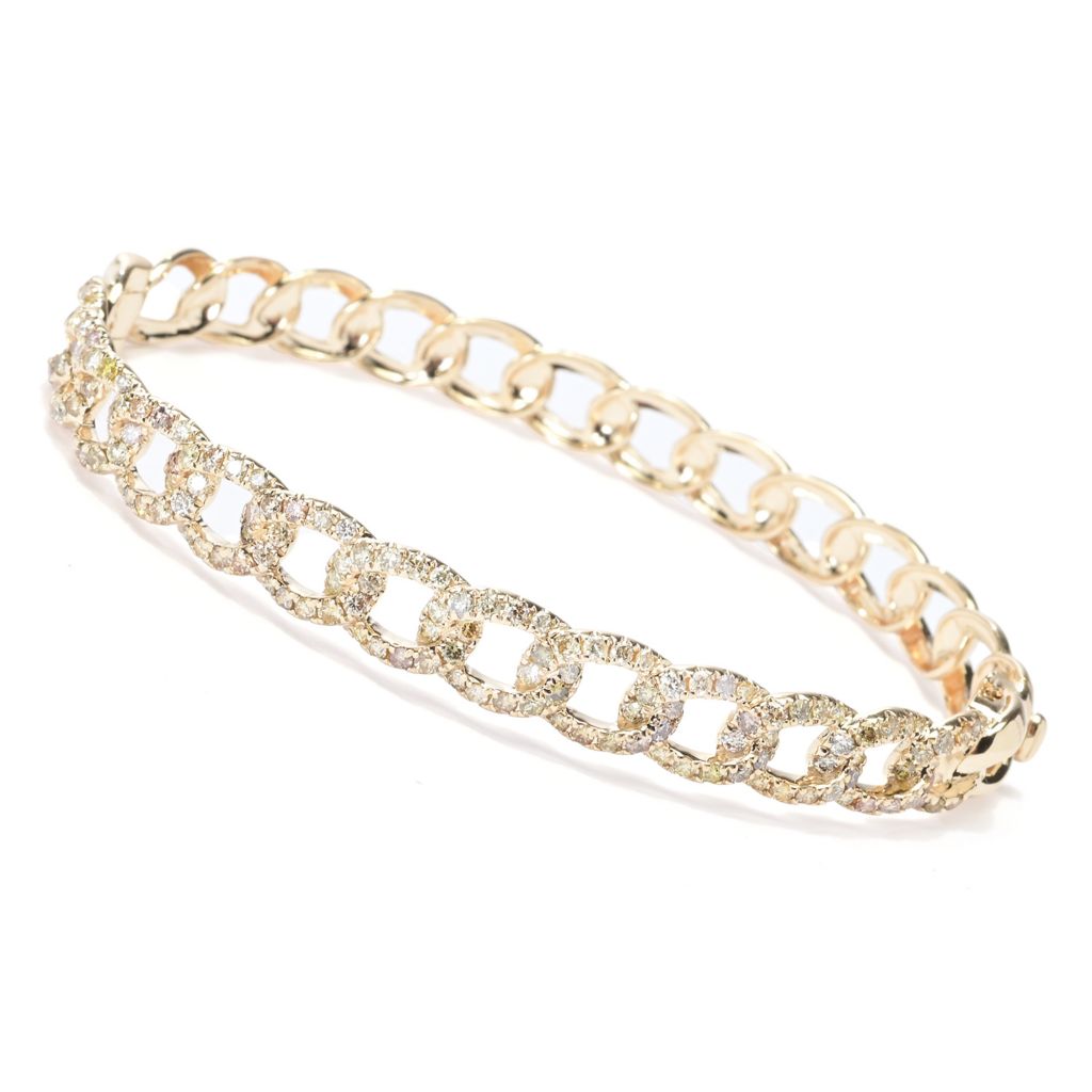 Origine cord bracelet in yellow gold and diamonds