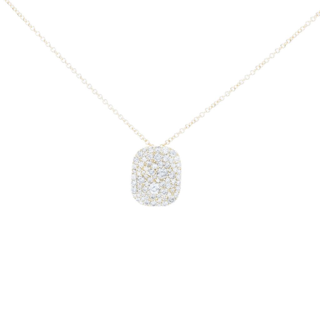 Cocci Collection 14K Gold 0 72ctw Multi Size Pave Diamond Necklace  