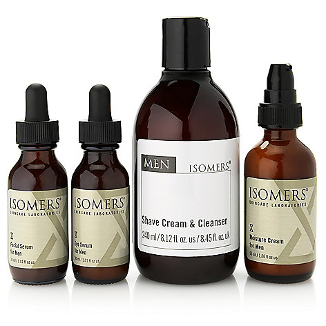 300-077- ISOMERS Skincare Men's Four-Piece Daily Essentials Skincare Collection
