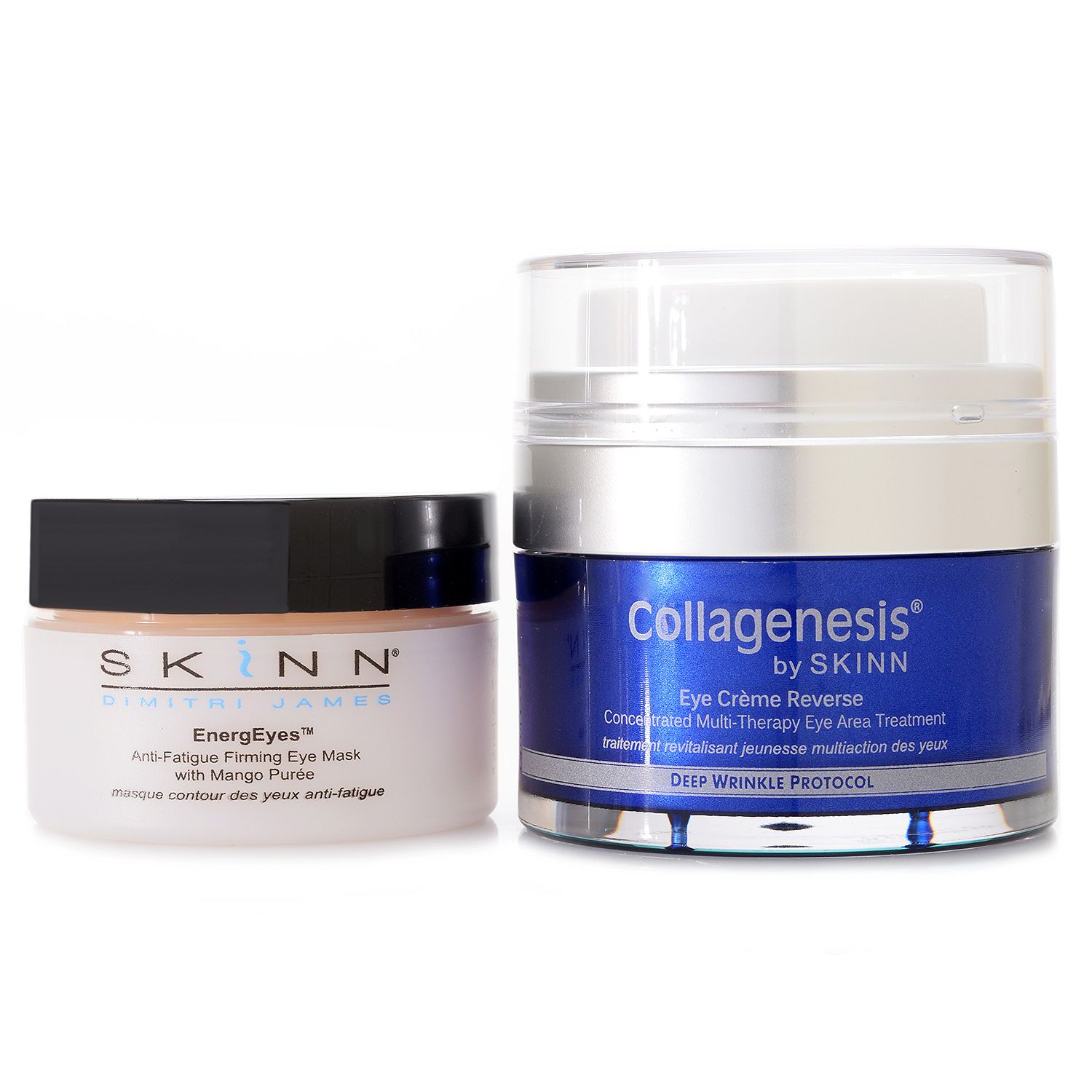 308-258- Skinn Cosmetics EnergEyes Eye Mask & Eye Creme Reverse Duo