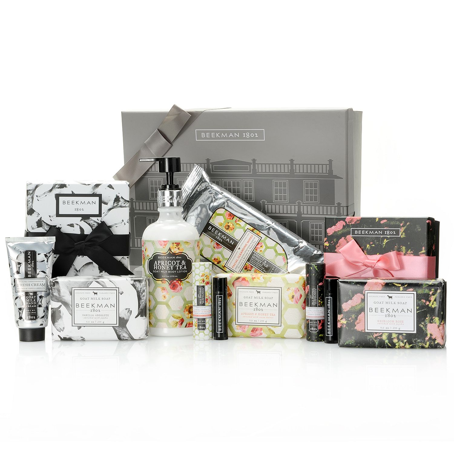 310-832- Beekman 1802 Eight-Piece Goat Milk Bounty Box Holiday Collection