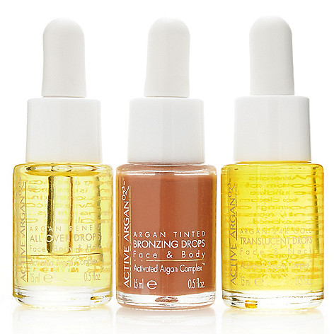 310-870- Active Argan Age-Defying Oil Drops Triple Threat Discovery Set