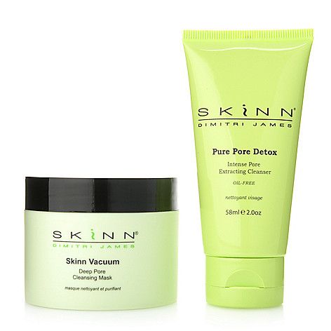 311-875- Skinn Cosmetics Pure Pore Detox Cleanser & Skinn Vacuum Mask Duo