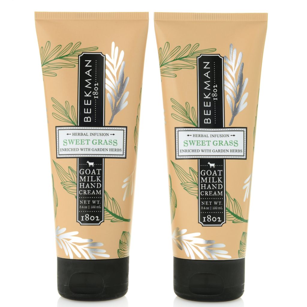 311-956- Beekman 1802 Goat Milk Hand Cream Duo 3.4 oz Each