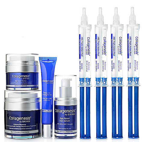 312-021- Skinn Cosmetics Five-Piece Collagenesis Deep Wrinkle Protocol Anti-Aging Set