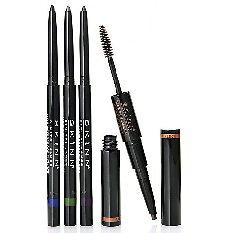 312-233- Skinn Cosmetics Luxe Waterproof Eyeliner Trio w/ Brow Professional Pencil & Gel