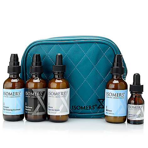 312-658- ISOMERS Skincare 5-Piece Complete Complexion Correction Kit w/ Cosmetic Bag