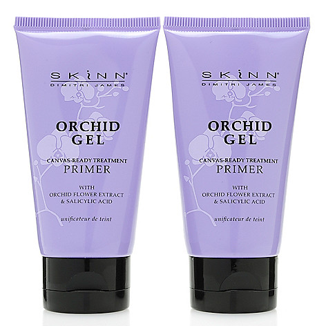 313-088- Skinn Cosmetics Orchid Gel Canvas-Ready Treatment Primer Duo 1.7 oz Each