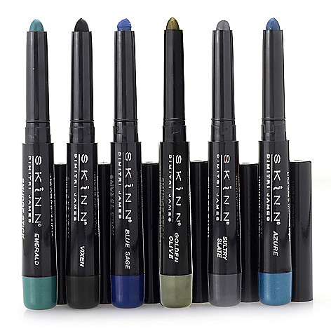 313-279- Skinn Cosmetics Set of 6 Smudge Stick Eye Pencils