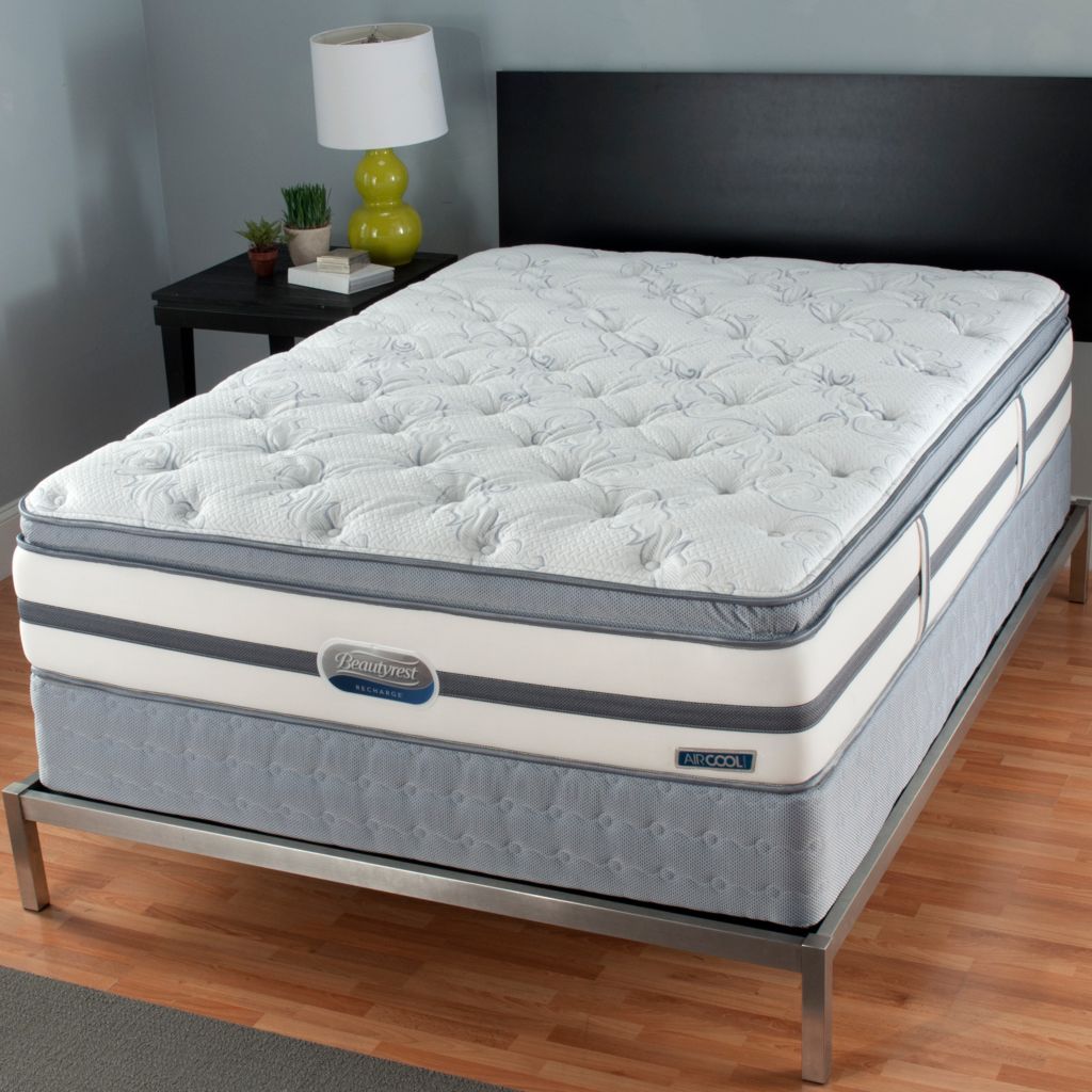 Simmons beautyrest recharge plush pillow top king clearance mattress