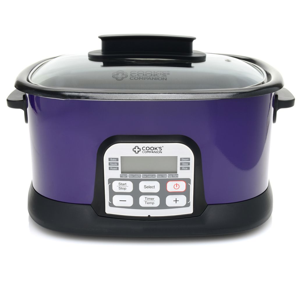 460-656- Cook's Companion® 6.5 qt 1500W Ceramic Nonstick 11-in-1 Digital Multi Cooker 