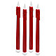 Red candles off