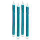 Blue candles off