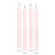 Pink candles off