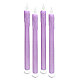 Purple candles off