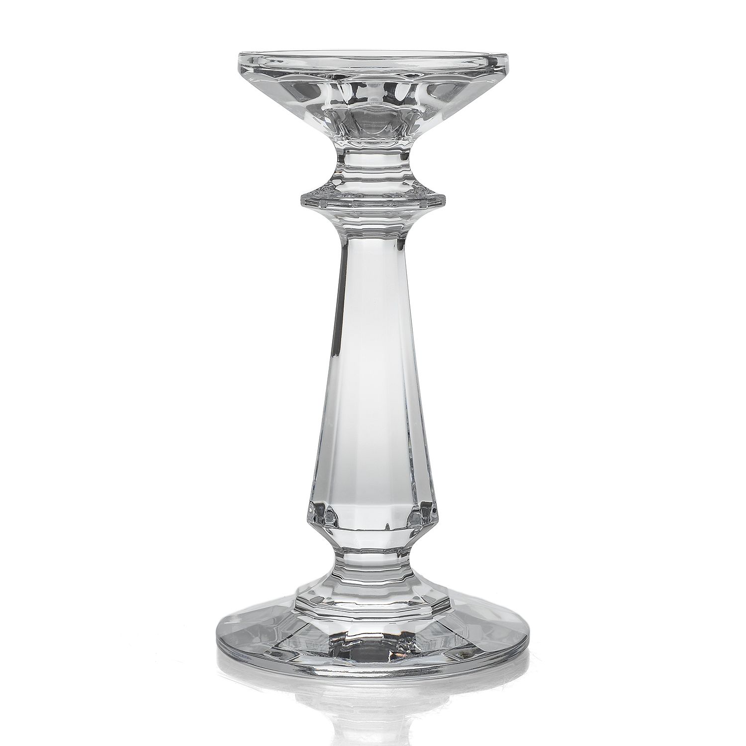 Waterford Crystal Illuminology 8" Faceted Footed Candlestick