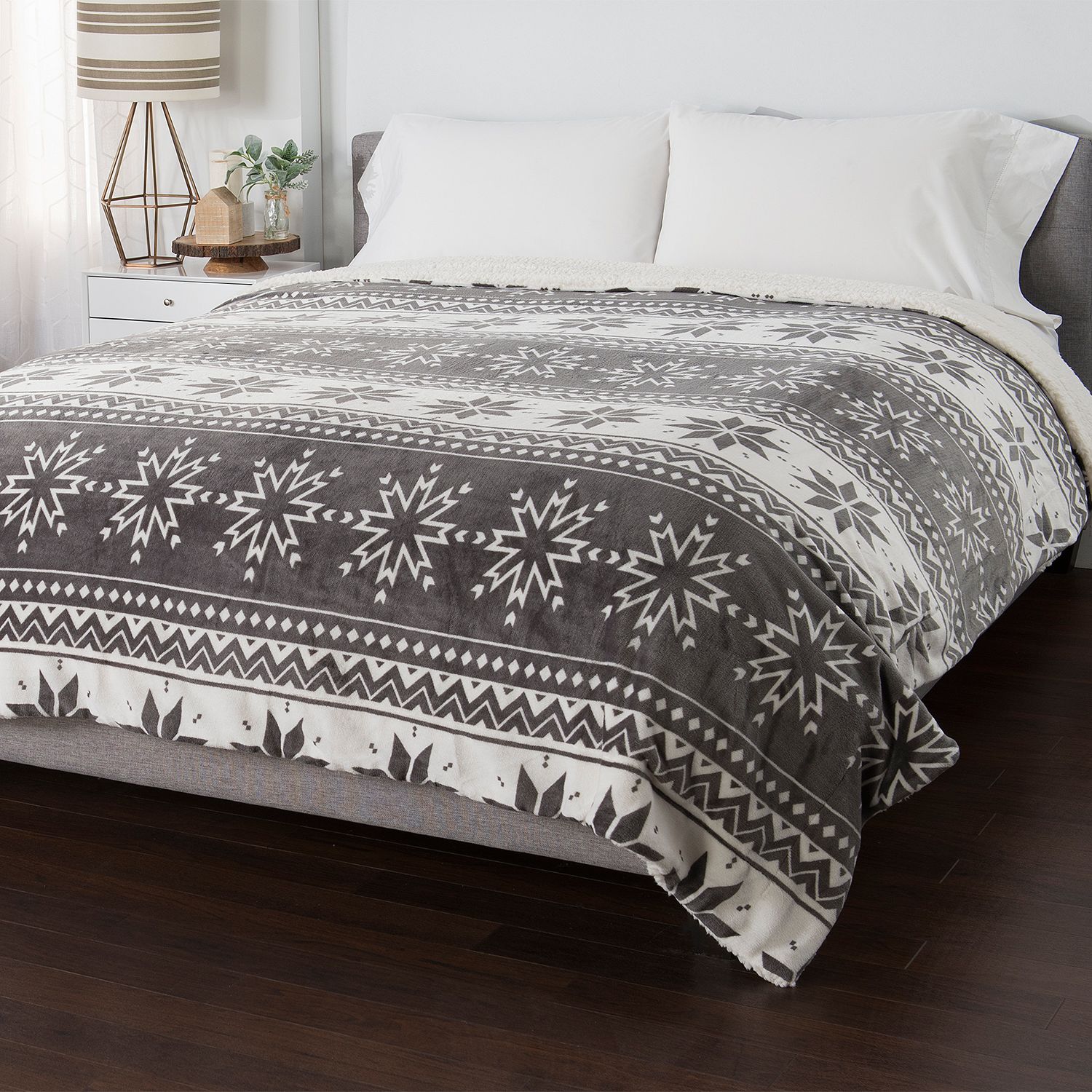 Cozelle® Microplush & Faux Sherpa Solid or Printed Reversible