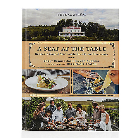 471-071- Beekman 1802 "A Seat at the Table" Signed Hardcover Cookbook by Brent Ridge & Josh Kilmer-Purcell