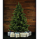 Artificial Christmas tree with presents