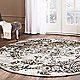 Round rug at home