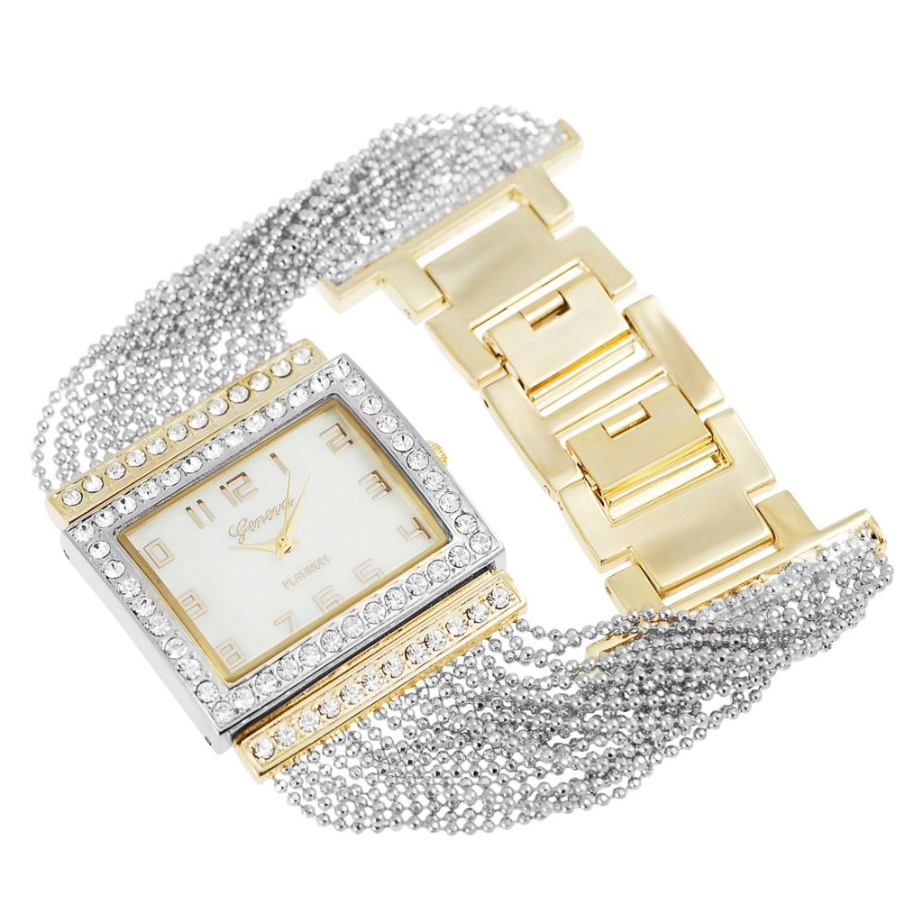 Geneva platinum best sale bracelet watch