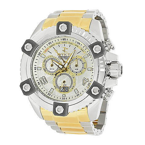 Invicta Reserve Men's 63mm Grand Octane Swiss Quartz Chronograph High Polished Meteorite Dial Watch on sale at shophq.com - 642-551 Invicta Reserve Men's 63mm Grand Octane Swiss Quartz Chronograph High Polished Meteorite Dial Watch on sale at shophq.com - 642-551