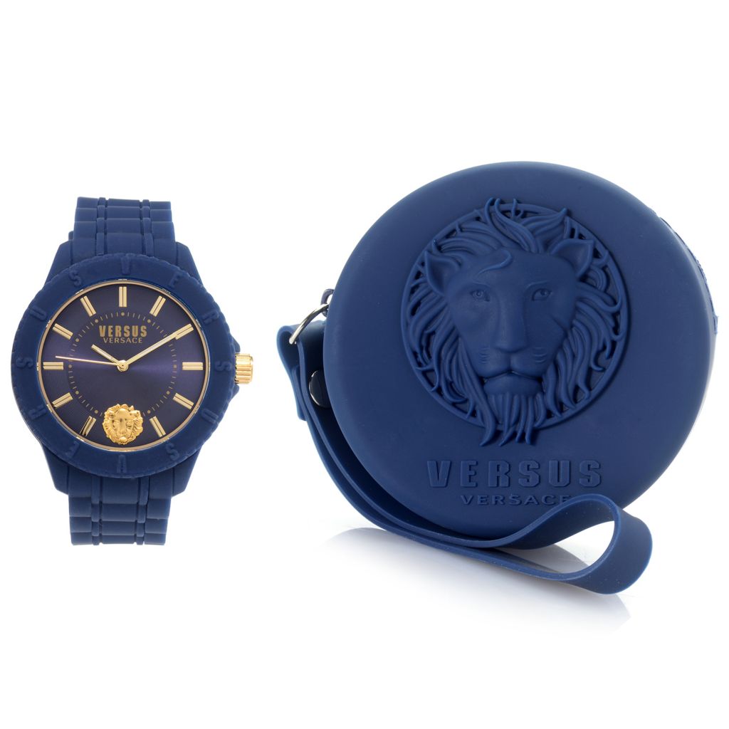 Versus Versace 43mm Tokyo Quartz Silicone Strap Watch ShopHQ