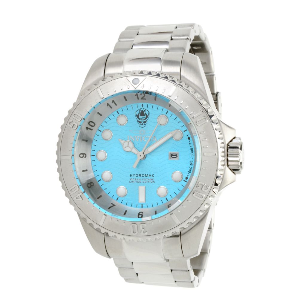 ækvator søsyge Stole på Invicta Men's 52mm Hydromax Ocean Voyage Ltd Ed Quartz Bracelet Watch -  ShopHQ.com