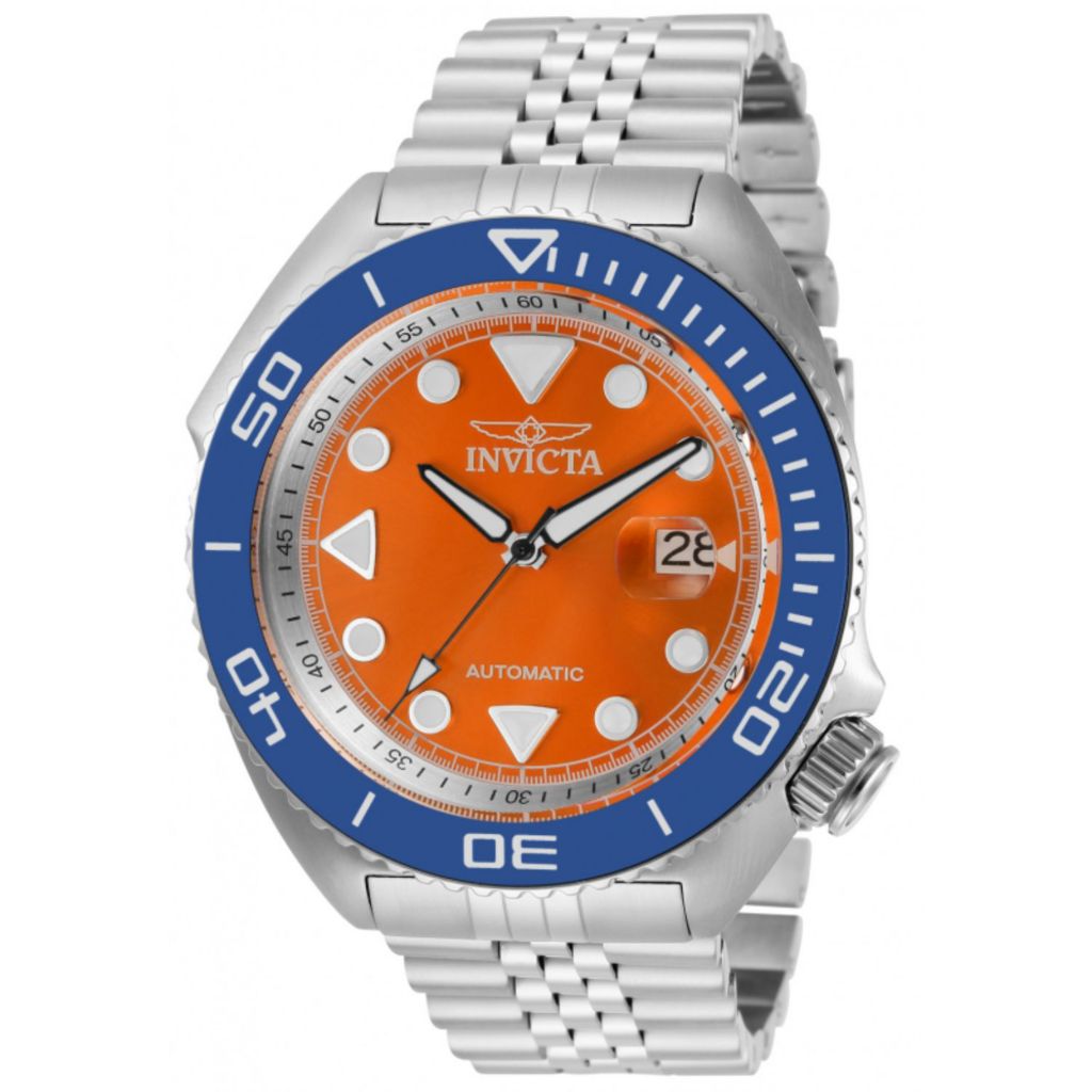 Invicta Men s 47mm Pro Diver Sea Wolf Automatic Stainless Steel Bracelet Watch on sale at shophq 671 627