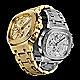 Gold-tone and silver-tone watches
