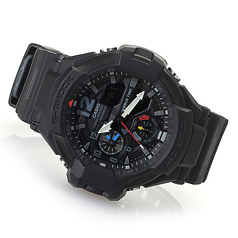 Is" Casio 48mm GA-1100 Analog/Digital Multi Function Strap Watch - ShopHQ.com