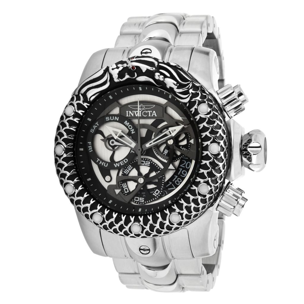 Invicta 52mm Venom Subaqua Dragon Quartz Chronograph Bracelet