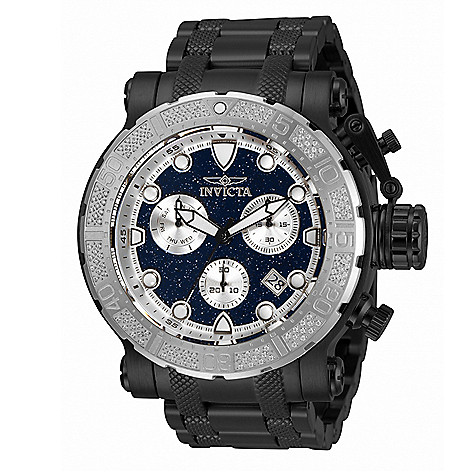 Invicta 52mm, Coalition Forces, Quartz Chronograph, Diamond Accented,  Bracelet Watch on sale at shophq.com - 676-846