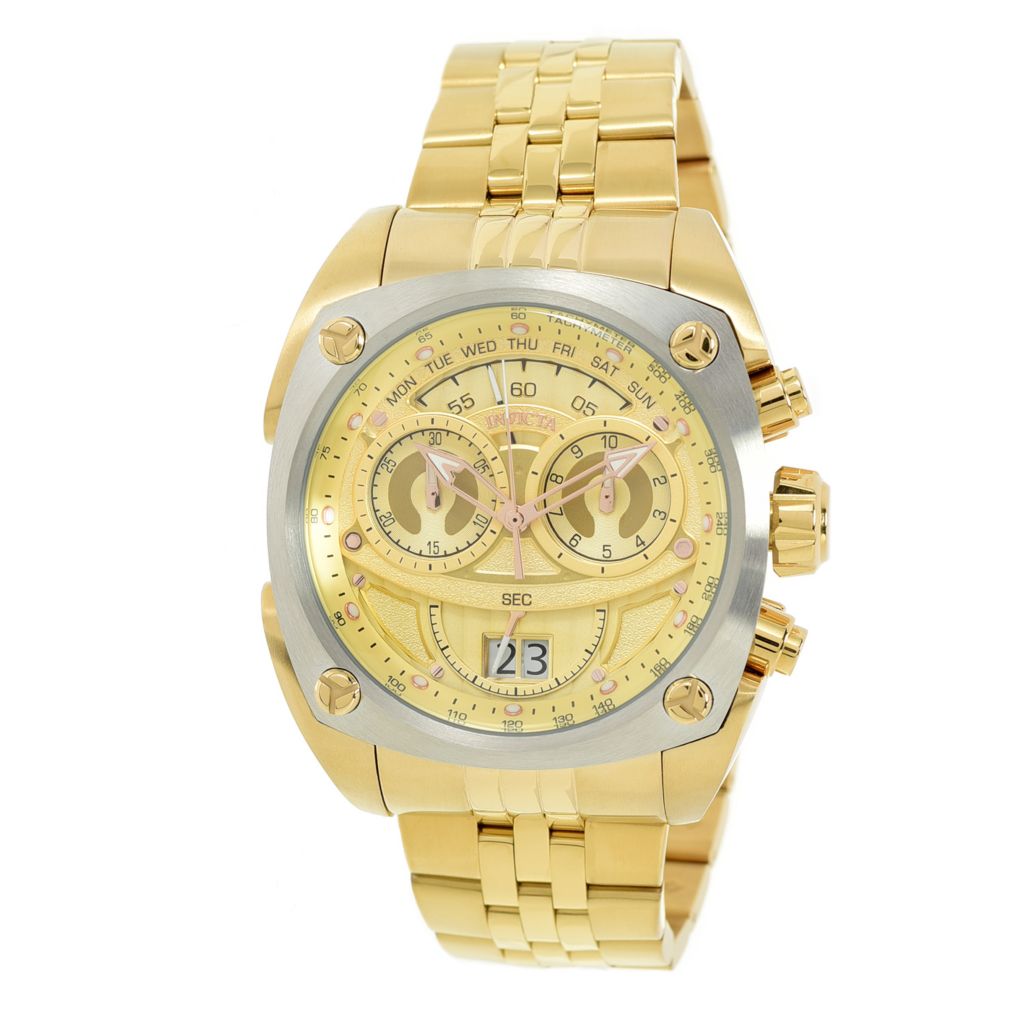 Invicta Reserve Men s 48mm Swiss Quartz Chronograph Stainless Steel Bracelet Watch on sale at shophq 678 698