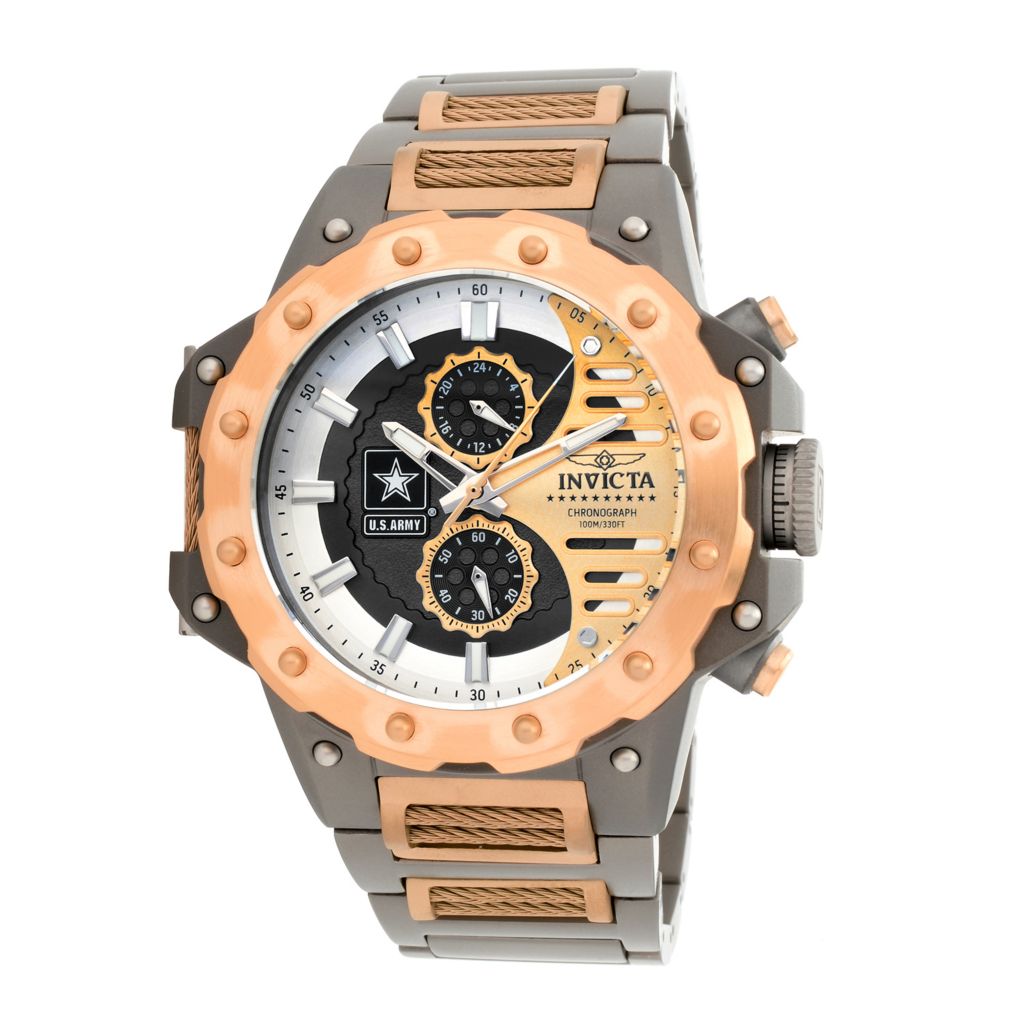 Invicta Men s Army 50mm Coalition Forces Quartz Chronograph