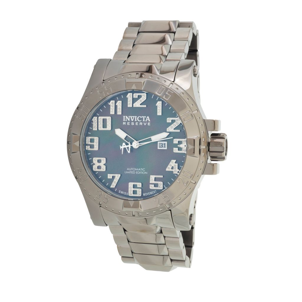 Invicta Reserve 56mm Limited Edition Grand Excursion Swiss R150 Automatic 0.32ctw Diamond Watch on sale at shophq 679 519