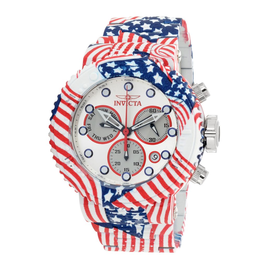 Invicta Men s 52mm Grand Pro Diver USA Swiss Quartz Chronograph Hydroplated Bracelet Watch on sale at shophq 681 926