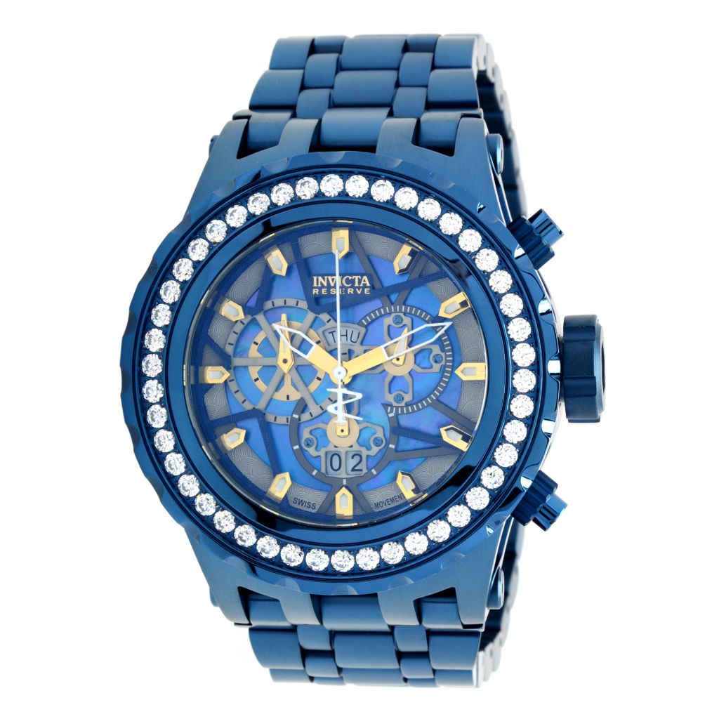 Invicta Reserve 52mm Subaqua Specialty Blue Label Swiss Quartz