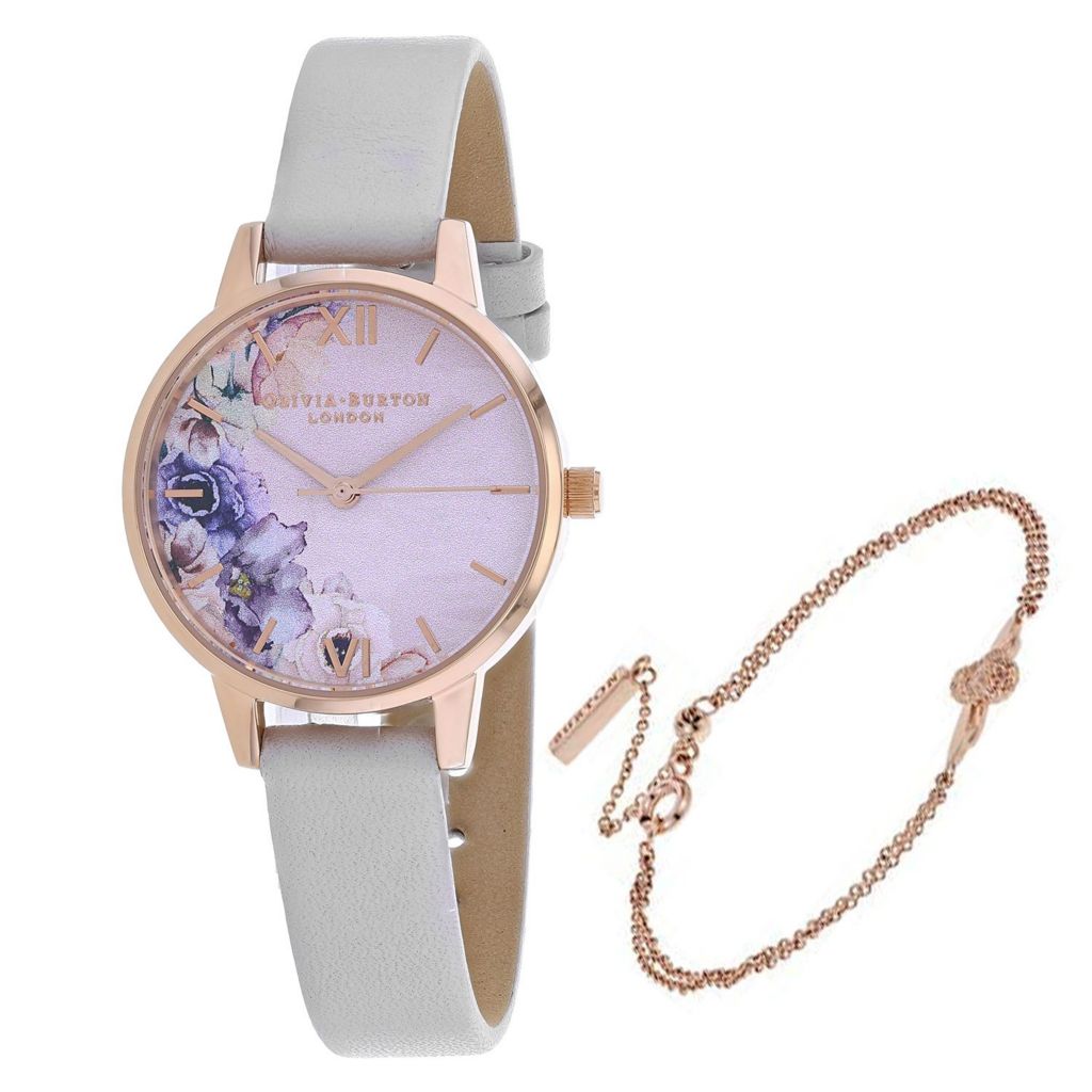 Olivia burton watercolour outlet florals watch