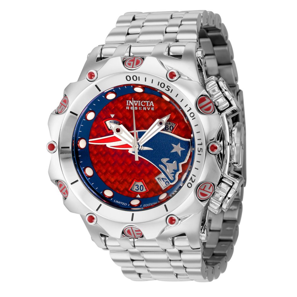 Invicta Nfl San Francisco 49ers Chronograph Quartz Red Dial Watch in  Metallic for Men