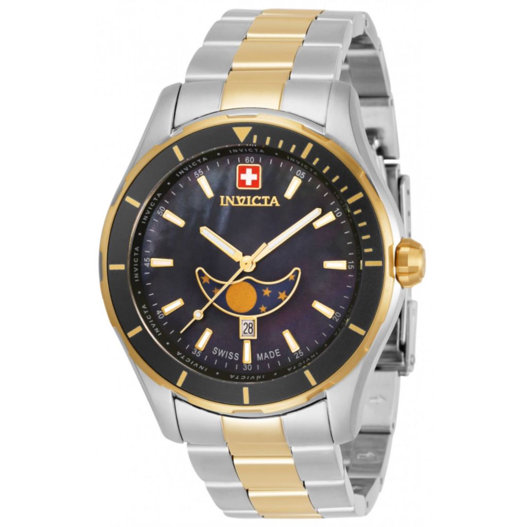 Invicta Pro Diver 44mm Swiss Made Quartz Moon Phase Watch on sale at shophq 689 950