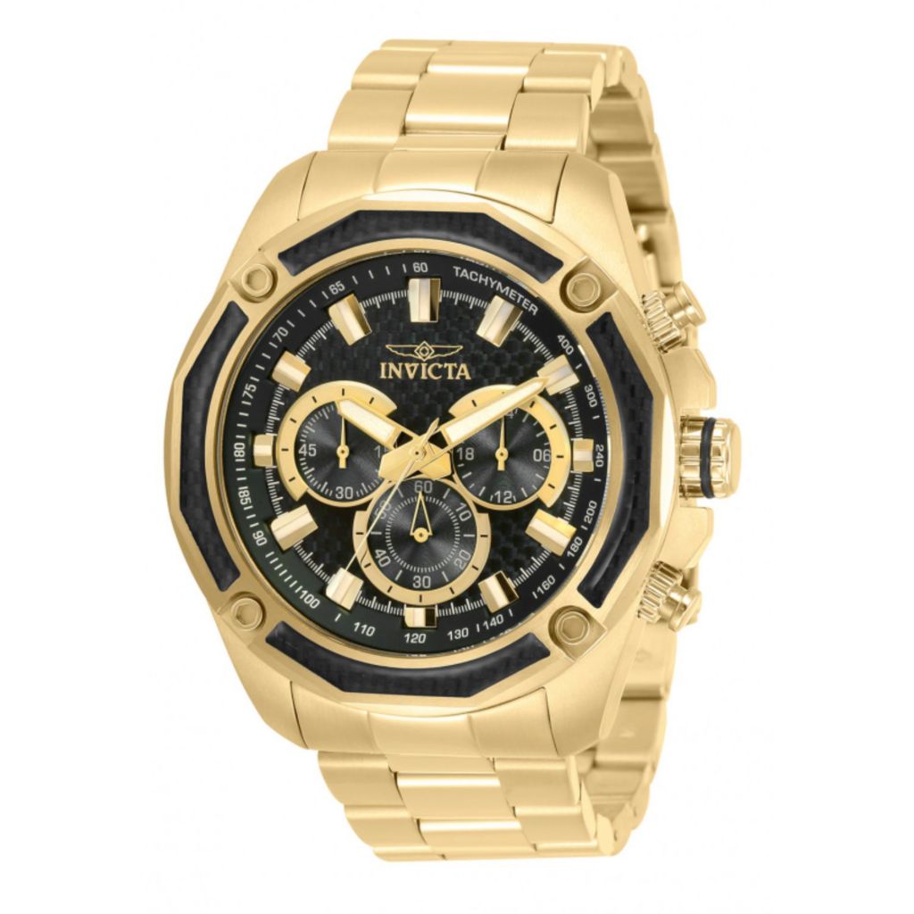 Invicta Aviator 48mm Quartz Chronograph Bracelet Watch w/ 1DC 