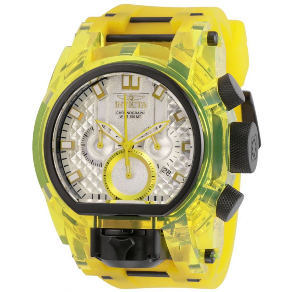 Invicta Bolt Zeus Magnum 52mm Anatomic Quartz Chrono Dual Mvmt Watch ShopHQ