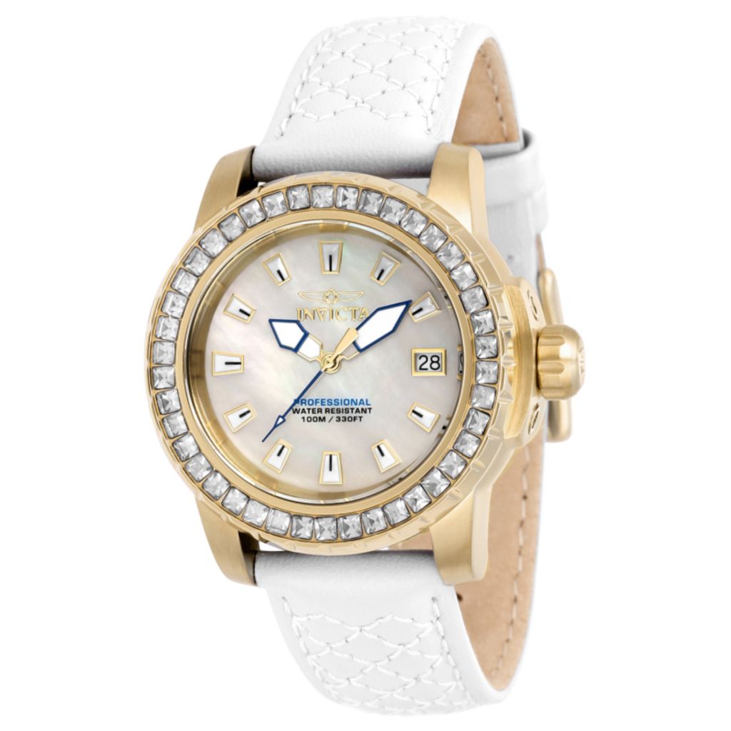 Invicta angel outlet watch leather band